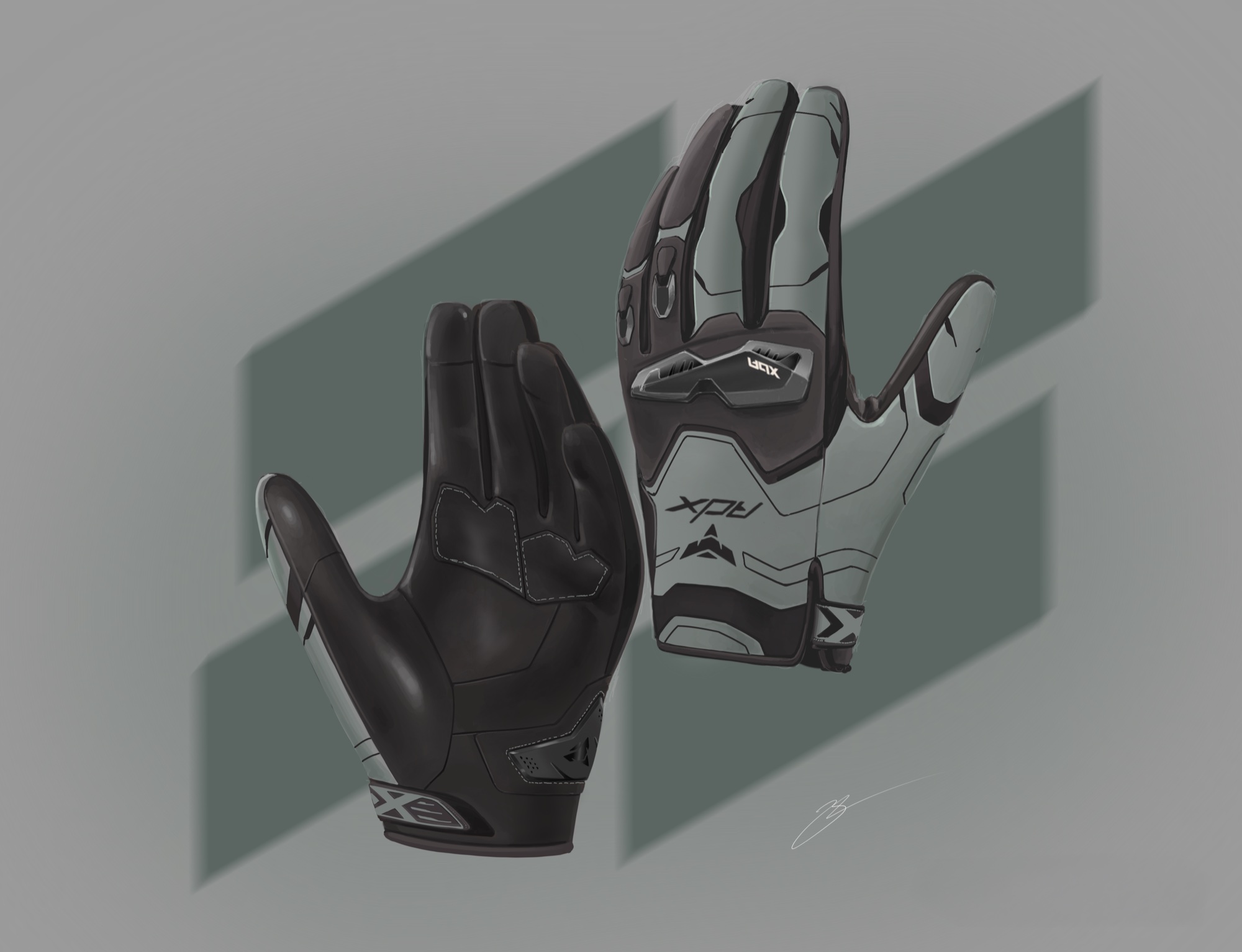 Vegas, initial concept sketch