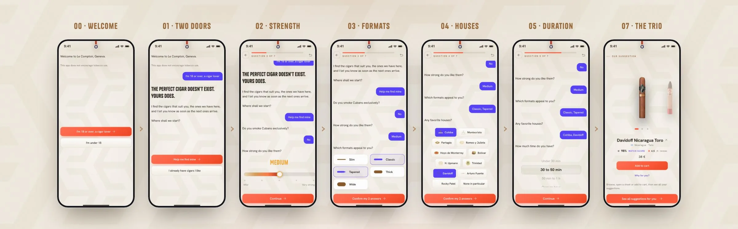 CIGO, the user flow