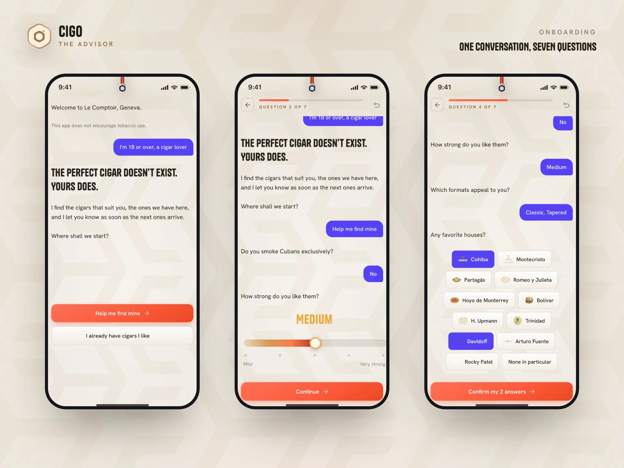 CIGO, design decision 1