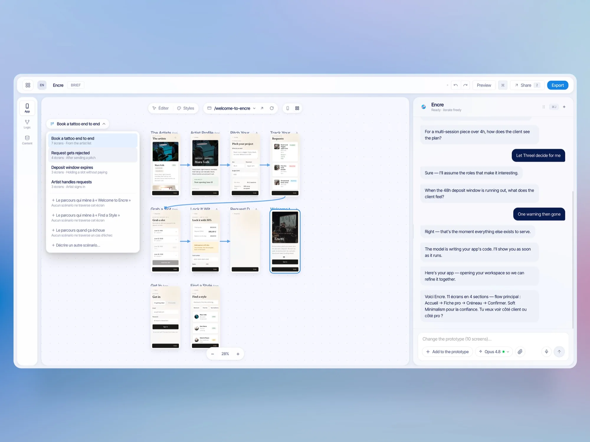 AI-Augmented Prototyping Tool, design decision 3