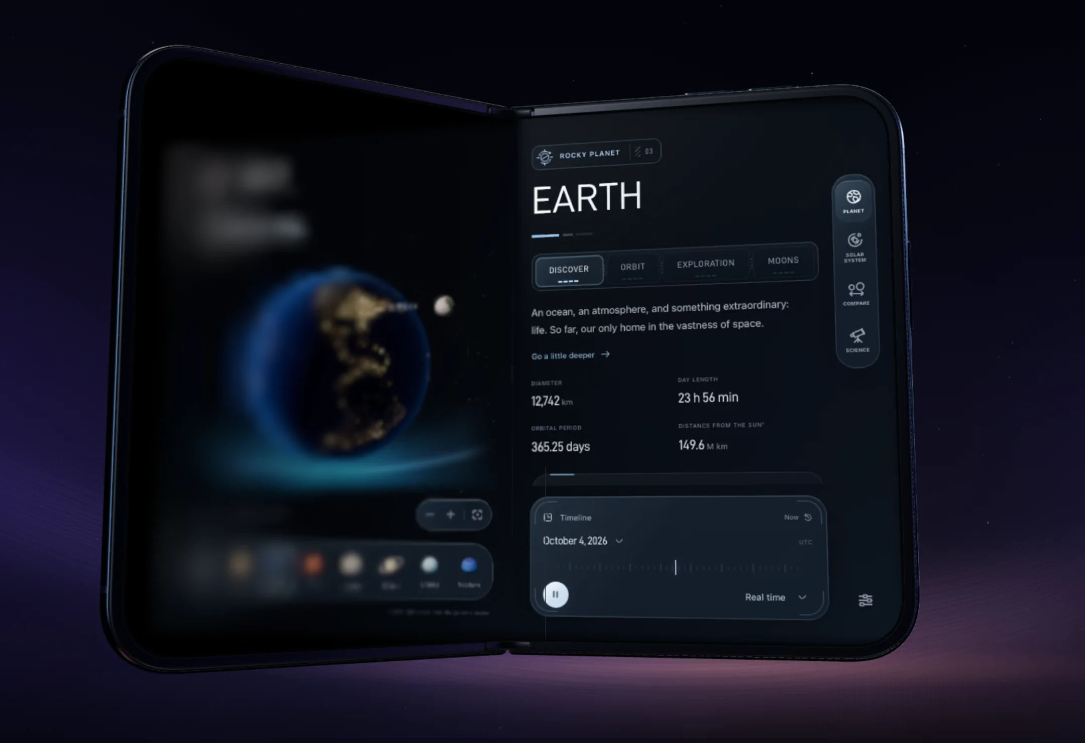 Orrery, design decision 2