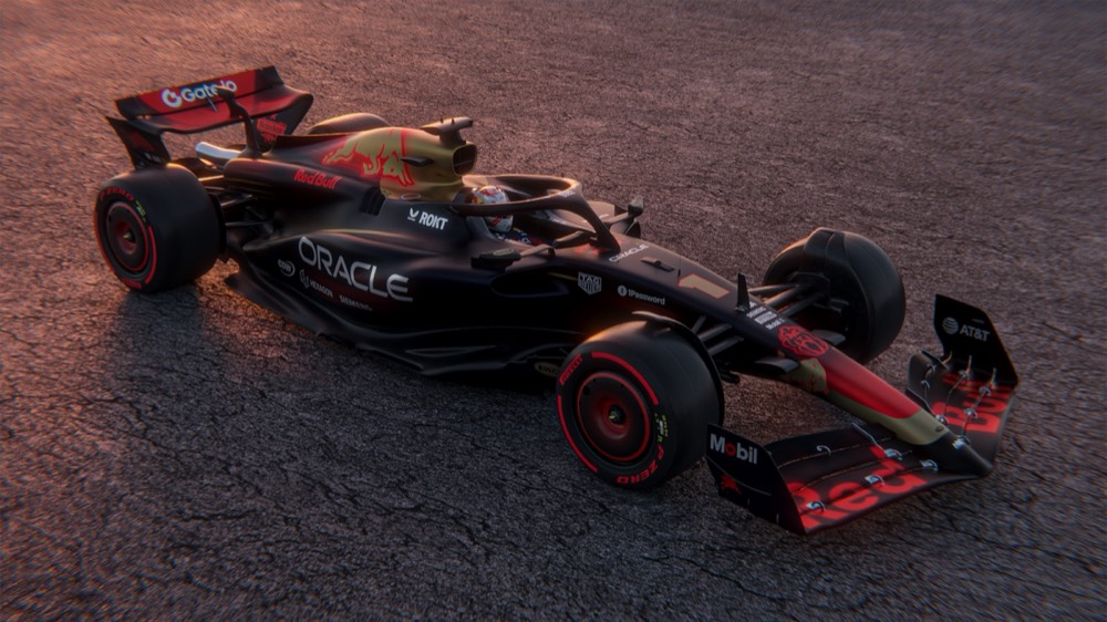 Red Bull MV3 F1 livery, hero render