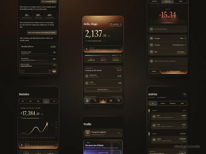 Finely, personal finance app exploration